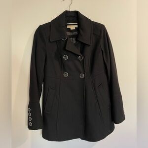 Black Michael Kors Peacoat size 6